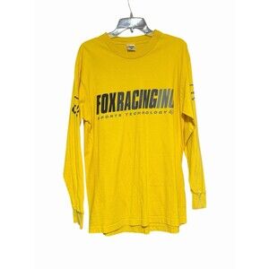VINTAGE WOMENS FOX RACING LS T SHIRT MOTOCROSS Y2K Size Lg